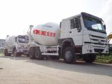 Trộn bê tông Howo 10m3-336Hp bom trộn CIMC